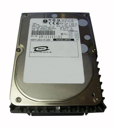 MAS3735NC - Fujitsu 73GB 15000RPM Ultra-320 SCSI 3.5" HDD