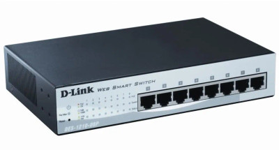 D-Link DES-1210-08P 8 Port PoE Managed Fast Ethernet Switch for Network Connectivity