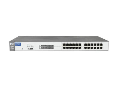 HP ProCurve 2700 Series 2724 Gigabit Ethernet Switch, 24 RJ-45 Ports, Unmanaged, Rack-mountable