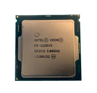 Intel Xeon E3-1220V5 Quad Core Processor for FCLGA1151 Socket - SR2CQ - 3.00GHz - 8MB Cache - Server CPU