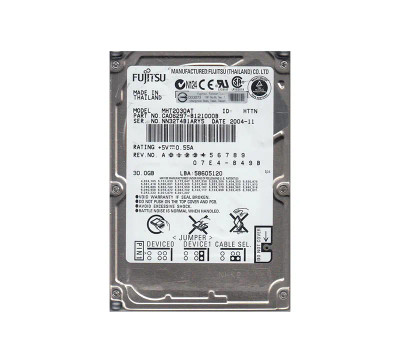 Fujitsu 30GB 4200RPM IDE Ultra ATA/100 2.5 Hard Drive for laptops