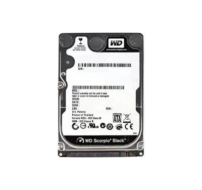 Western Digital Scorpio Black 120GB 7200RPM SATA 3Gb/s 16MB Cache 2.5 Hard Drive for laptops