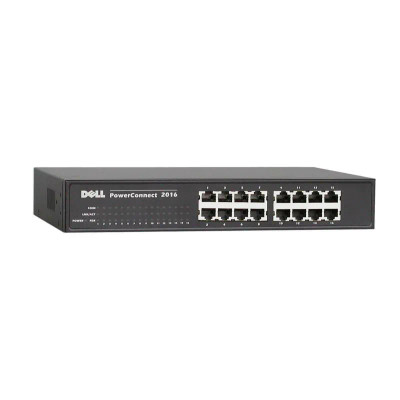 7H966 - Dell 16-Port 10/100Base-T Rack-mountable Fast Ethernet Switch