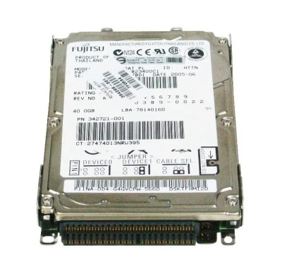 HP 40GB 4200RPM IDE Ultra ATA/100 ATA-6 2MB Cache 2.5 Hard Drive compatible with ProLiant servers
