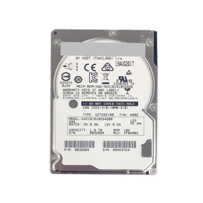 0B32684 - HGST 1.8TB 10000RPM SAS 12Gb/s 2.5" SSD