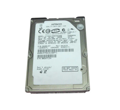 HTS541260H9SA00 - Hitachi 60GB 5400RPM SATA 8MB 2.5" HDD