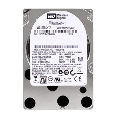 WD1000CHTZ-60JCPV0 - Western Digital VelociRaptor 1TB 10000RPM SATA 6Gb/s 7-Pin 64MB Cache 2.5-inch Hard Drive