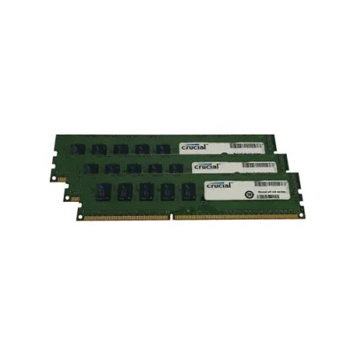 CT3K16G3ERSLQ81067 - Crucial Technology 48GB Kit 3 X 16GB DDR3-1066MHz PC3-8500 ECC Registered CL7 240-Pin DIMM 1.35V Low Voltage Quad Rank Memory