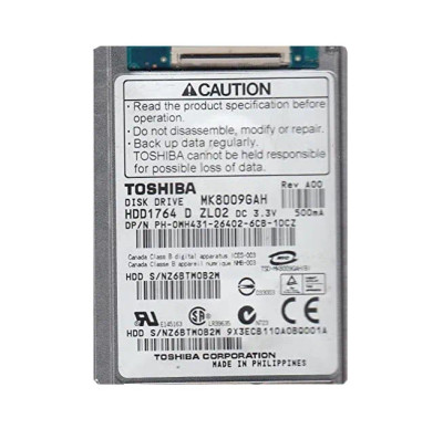 HDD1764D - TOSHIBA 80GB 4200RPM 1.8" IDE HDD
