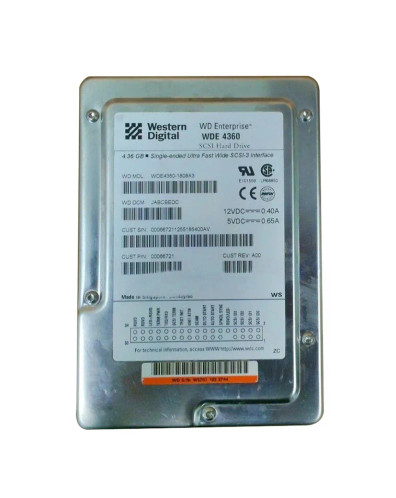 Western Digital Enterprise 4.3GB 7200RPM SCSI Hard Drive for Servers - WDE4360-1808A3