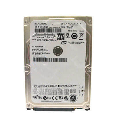 Fujitsu 200GB 5400RPM SATA Hard Drive for Mobile Devices - MHZ2200BH - 2.5-Inch