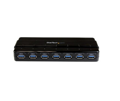StarTech 7 Port USB 3.0 Desktop Hub - High-Speed Data Transfer - ST7300USB3B - Compatible with PC and Mac