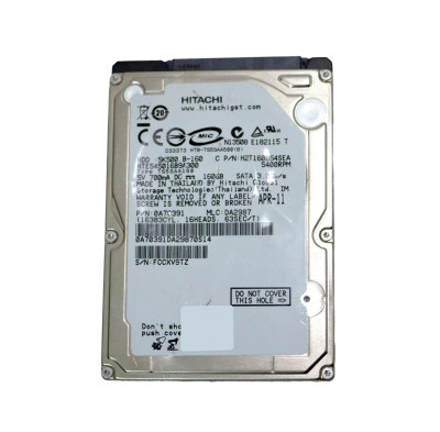 Hitachi HTE545016B9A300 Travelstar 5K500.B 160GB 3Gb/s 2.5-Inch HDD