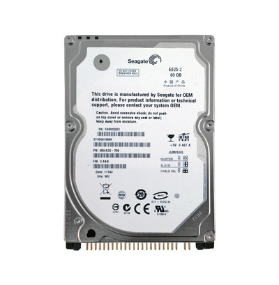 Seagate EE25.2 80GB 5400RPM ATA-100 8MB Cache 2.5 Hard Drive for 9DHA32-750 Servers