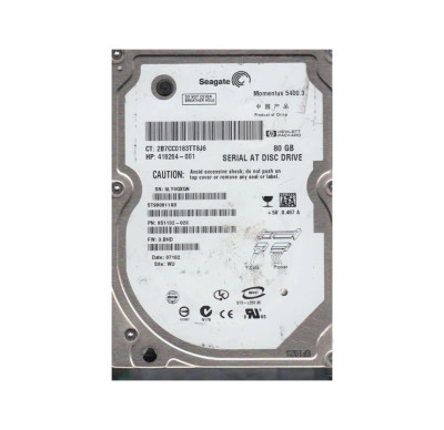 9S1132-020 - Seagate 80GB 5400RPM SATA 2.5" HDD