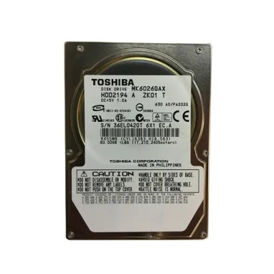 HDD2194A - TOSHIBA 60GB 5400RPM IDE ATA-100 16MB 2.5" HDD