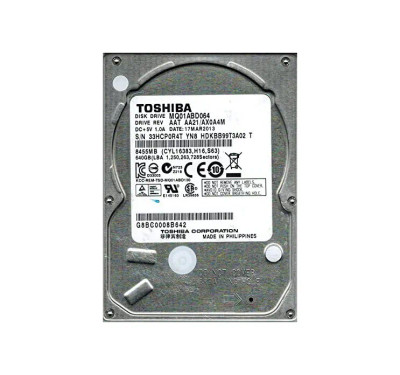 Toshiba MQ01ABD Series 640GB 5400RPM SATA 3Gb/s 8MB Cache 2.5-Inch Hard Drive for Laptops