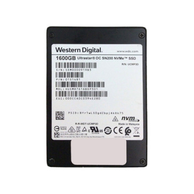 Hitachi Ultrastar SN200 1.6TB MLC PCIe NVMe SSD U.2 2.5 - Compatible with servers