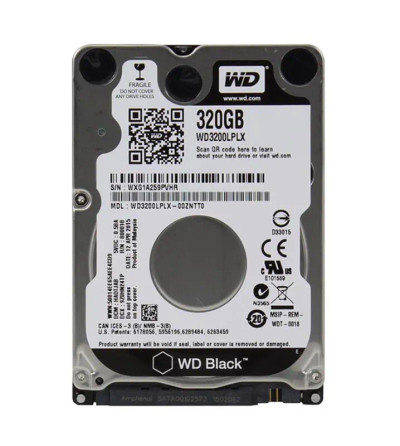 Western Digital Black 250GB 7200RPM SATA 6Gb/s 32MB Cache CE 2.5-Inch Hard Drive compatible with laptops