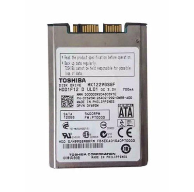 MK1229GSGF - TOSHIBA 120GB 5400RPM SATA 8MB 1.8" mSATA HDD