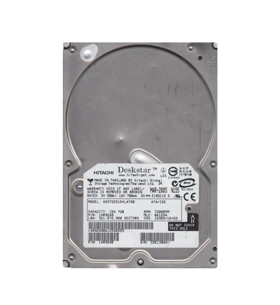 HDS722516VLAT80 - Hitachi 160GB 7200RPM IDE 8MB 3.5" HDD