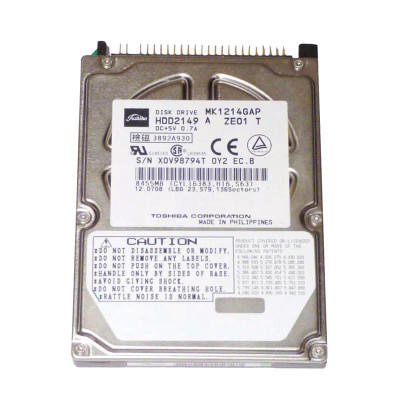 HDD2149A - TOSHIBA 12GB 4200RPM IDE 2.5" HDD