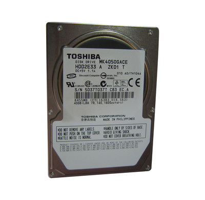 HDD2E33 - TOSHIBA 40GB 4200RPM IDE 2.5" HDD