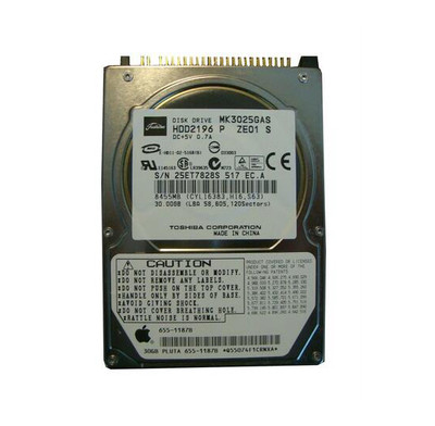 Toshiba 30GB 4200RPM IDE Ultra ATA/100 ATA-6 2.5 HDD for ProLiant DL360p Gen8 Servers