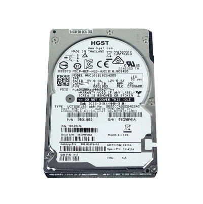X427A - NETAPP 1.8TB 10000RPM SAS 6Gb/s 2.5" HDD