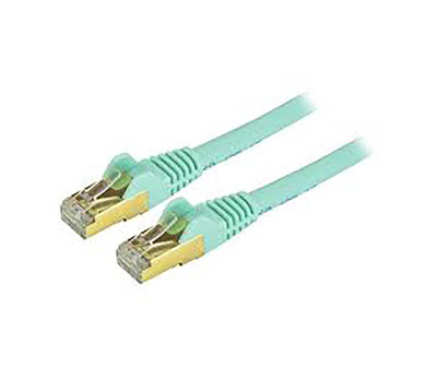 6ASPAT50CMBK - StarTech 0.50m Black CAT6a Ethernet Cable
