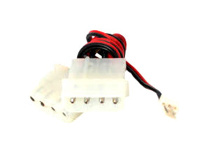 StarTech 12in Fan Adapter TX3 to 2x LP4 Power Splitter Cable for CPU Fans