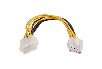 StarTech 8in EPS 8 Pin Power Extension Cable for ProLiant DL360p Gen8 Servers