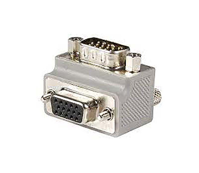 StarTech Right Angle VGA to VGA Cable Adapter Type 2 M/F for GC1515MFRA2 - Compatible with VGA monitors and projectors
