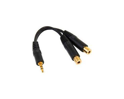 MUY1MFF - StarTech 6-Inch 3.5mm Stereo Splitter Cable