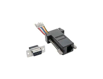 Tripp Lite DB9 to RJ45 Cable Gender Changer in Black for P440-89FF