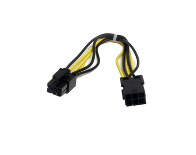 PCIEPOWEXT - StarTech 8in 6-Pin PCIe Power Extension Cable