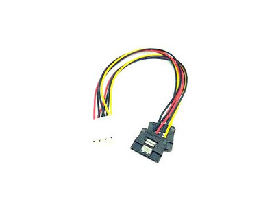 StarTech 12in LP4 to 2x Latching SATA Power Cable for ProLiant DL360p Gen8 Servers