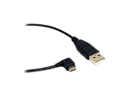 StarTech 1ft Micro USB Cable A to Right Angle Micro B for Data Transfer - Compatible with Various Devices