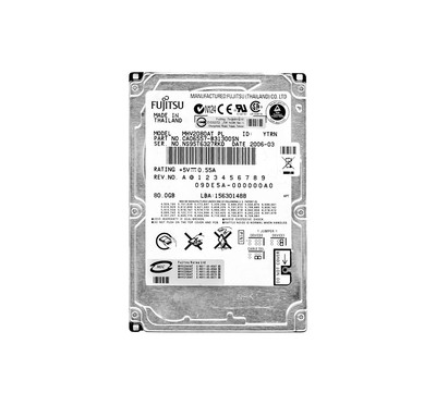 MHV2080AT - Fujitsu 80GB 4200RPM IDE 2.5" 8MB HDD