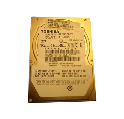 K000049020 - TOSHIBA 80GB 5400RPM SATA 8MB 2.5" HDD