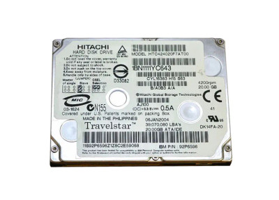 DK14FA-20 - Hitachi 20GB 4200RPM 1.8" IDE HDD
