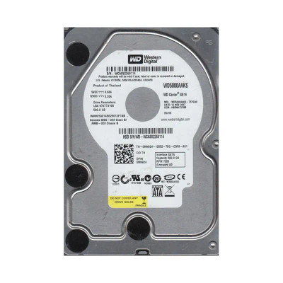 WD5000AAKS-75YGA0 - Western Digital 500GB 7200RPM SATA 3Gb/s 16MB 3.5" HDD