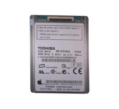 Toshiba 160GB 4200RPM ZIF 1.8-Inch Hybrid Hard Drive for MK1634GAL - Compatible with ZIF 1.8-Inch devices