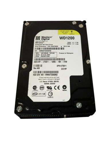 WD1200JB-75FUA0 - Western Digital 120GB 7200RPM EIDE 8MB 3.5" HDD