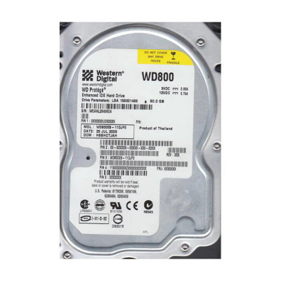 Western Digital Protege 80GB EIDE Hard Drive for CE Devices - WD800EB-11DJF0
