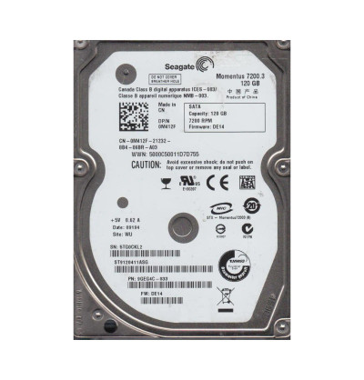 ST9120411ASG - Seagate 120GB 7200RPM SATA 3Gb/s 2.5" HDD