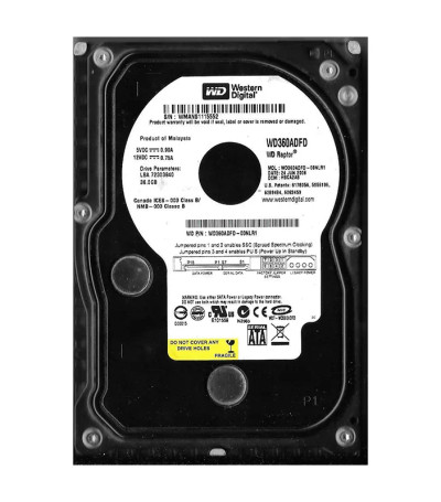 WD360ADFD-00NLR1 - Western Digital 36GB 10000RPM SATA 16MB 3.5" HDD