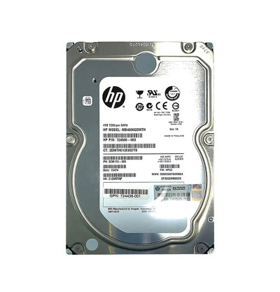 HP 4TB 7200RPM SATA 6Gb/s 3.5 Midline Hard Drive for ProLiant Servers - MB4000GDMTH - Server Storage Drive