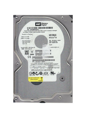 Western Digital Caviar SE 120GB SATA Hard Drive for 3.5-Inch Servers