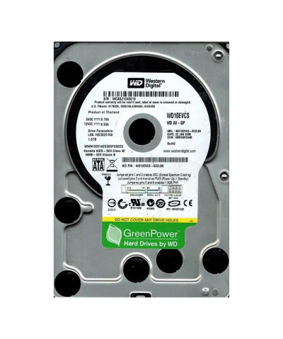 WD10EVCS-63ZLB0 - Western Digital 1TB 5400RPM SATA 3Gb/s 16MB 3.5" HDD